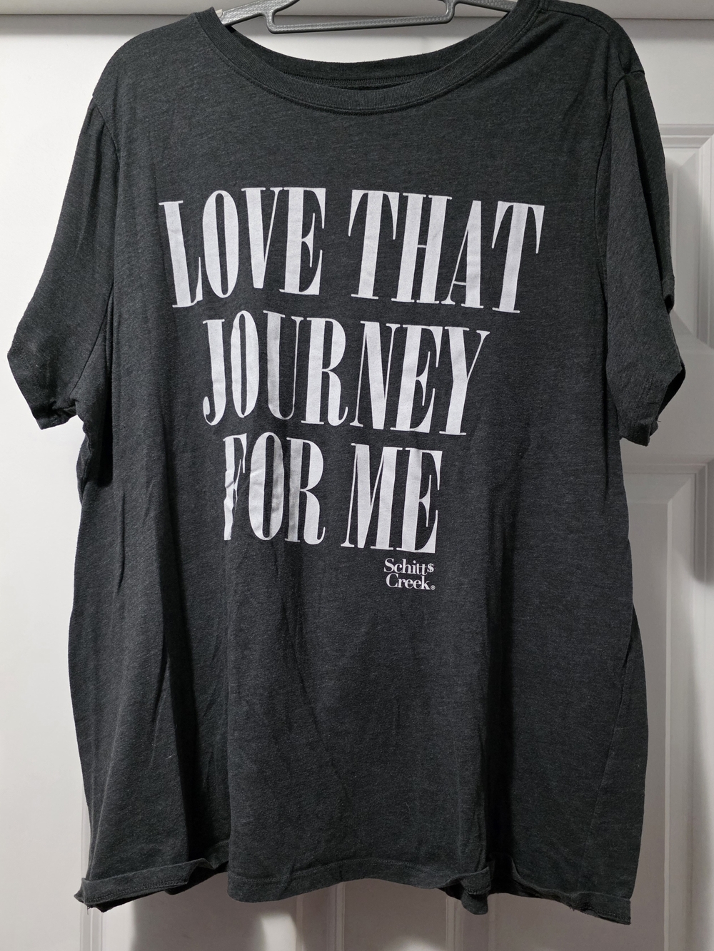 torrid Charcoal Graphic Tee with White Text